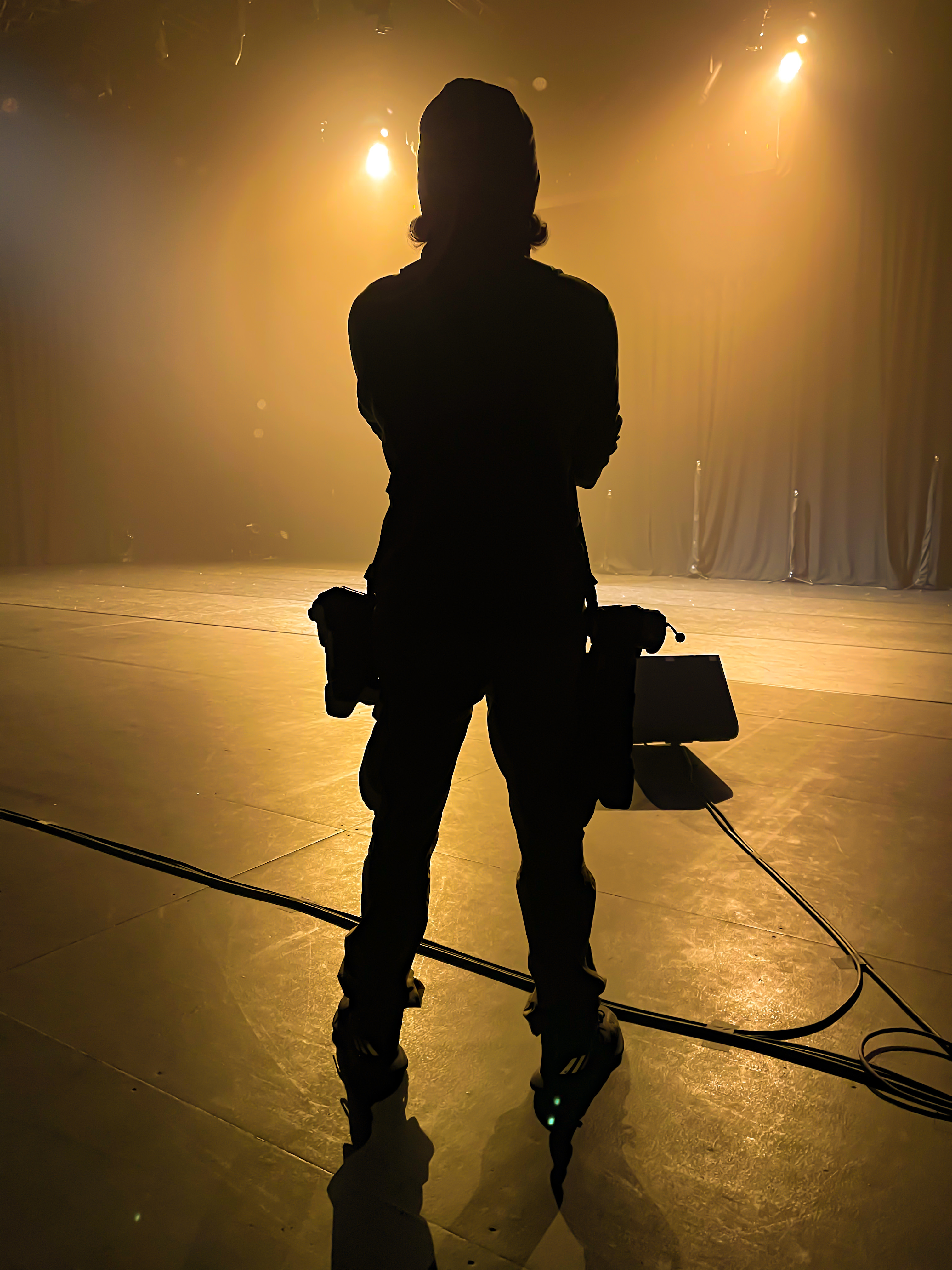 SaRavana working during a shoot